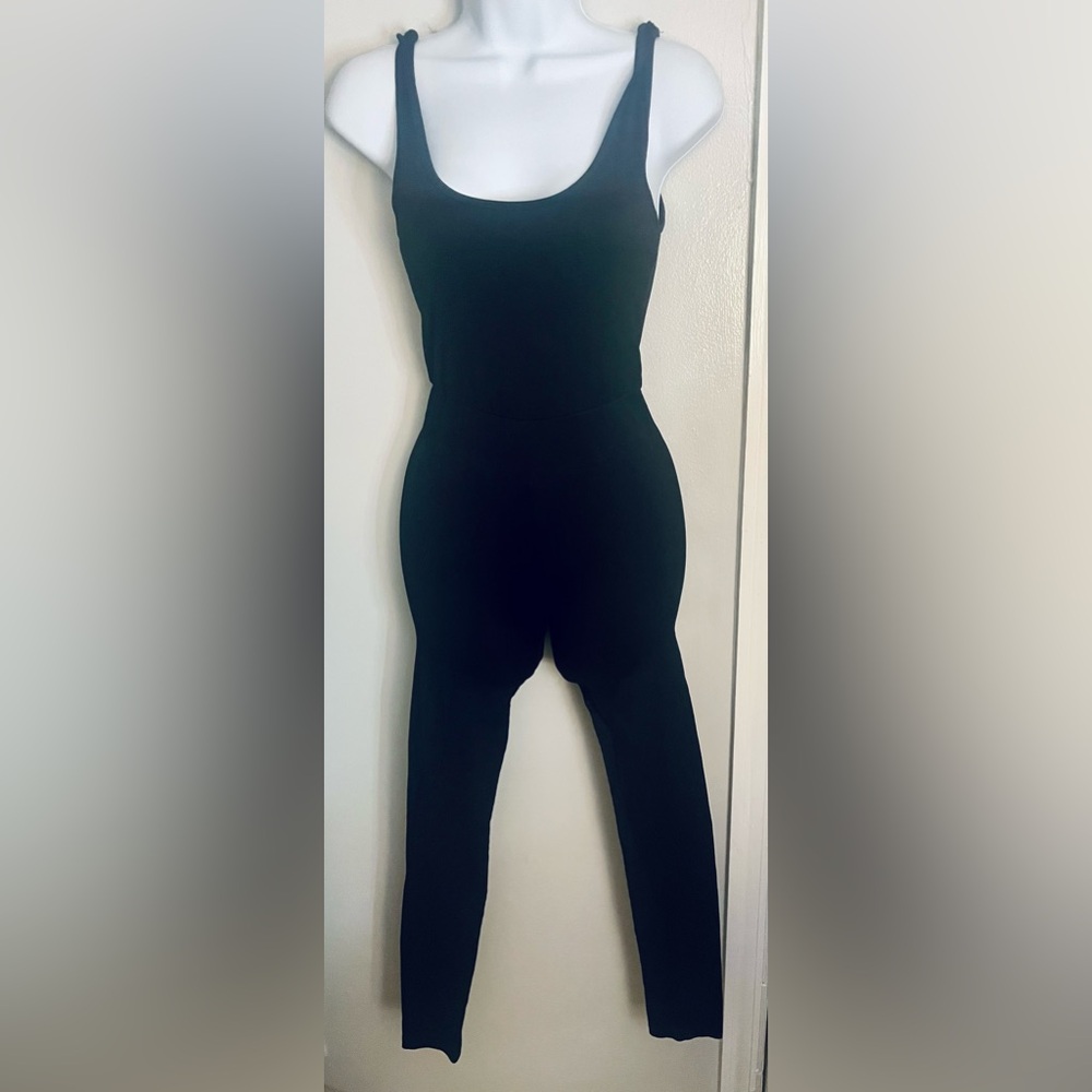 Ribbed Black Women's Jumpsuit